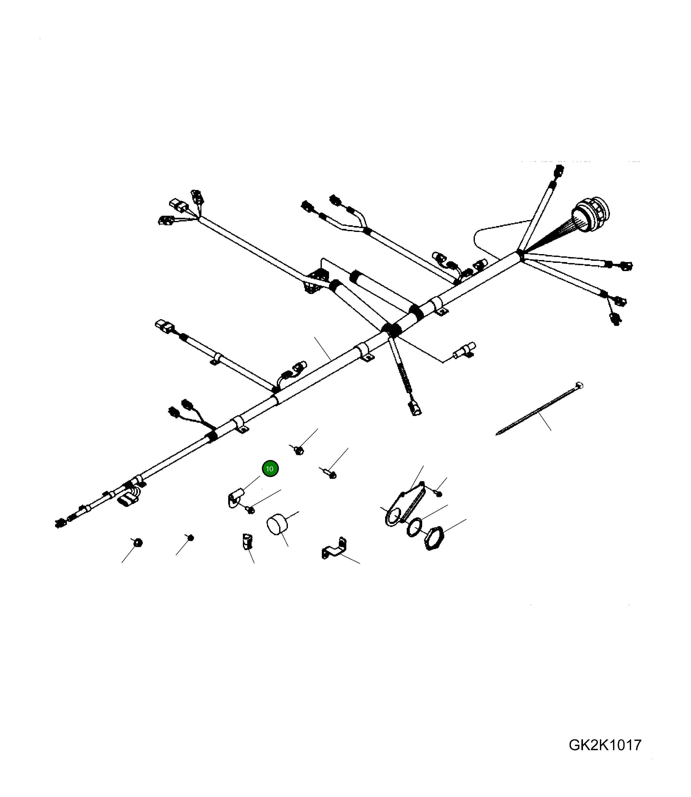 Клипса 6744-81-6050 Komatsu