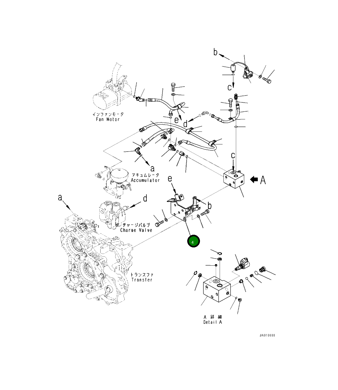 Кронштейн 419-43-57430 Komatsu