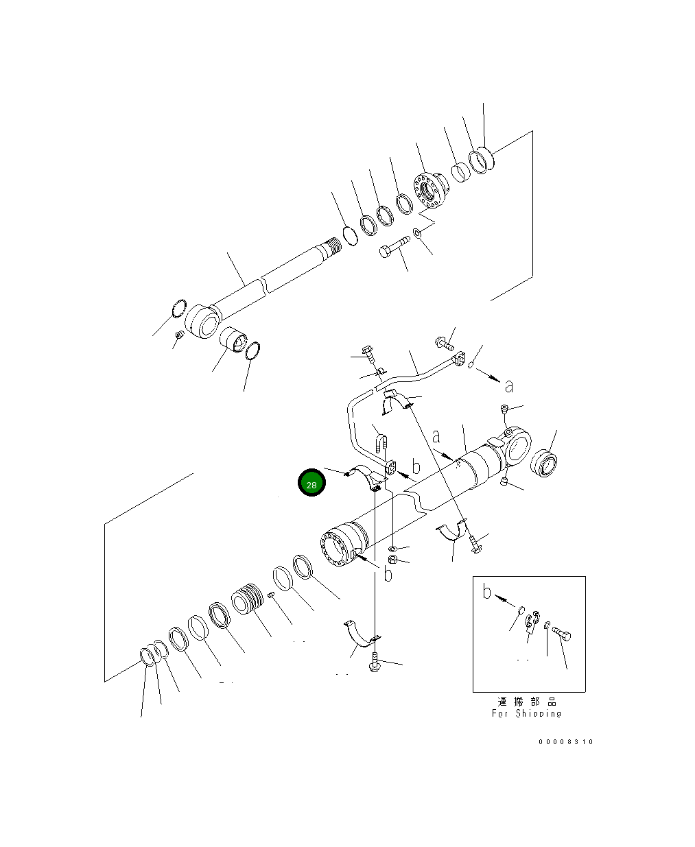 Кронштейн 707-88-22200 Komatsu