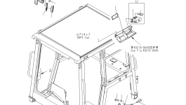 Наклейка 11Y-979-2950 Komatsu