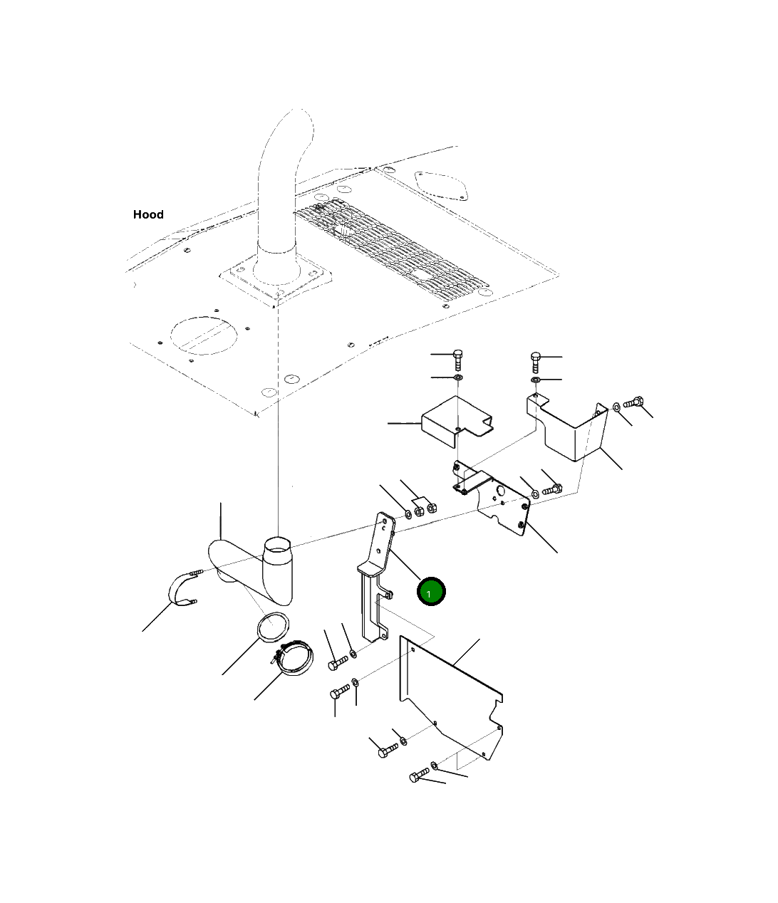 Кронштейн 423-02-51133 Komatsu