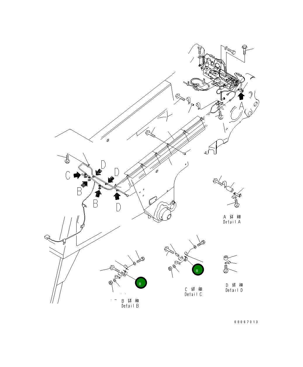 Кронштейн 43A-18-11360 Komatsu