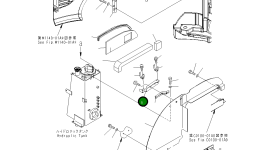 Кронштейн 22L-54-21842 Komatsu