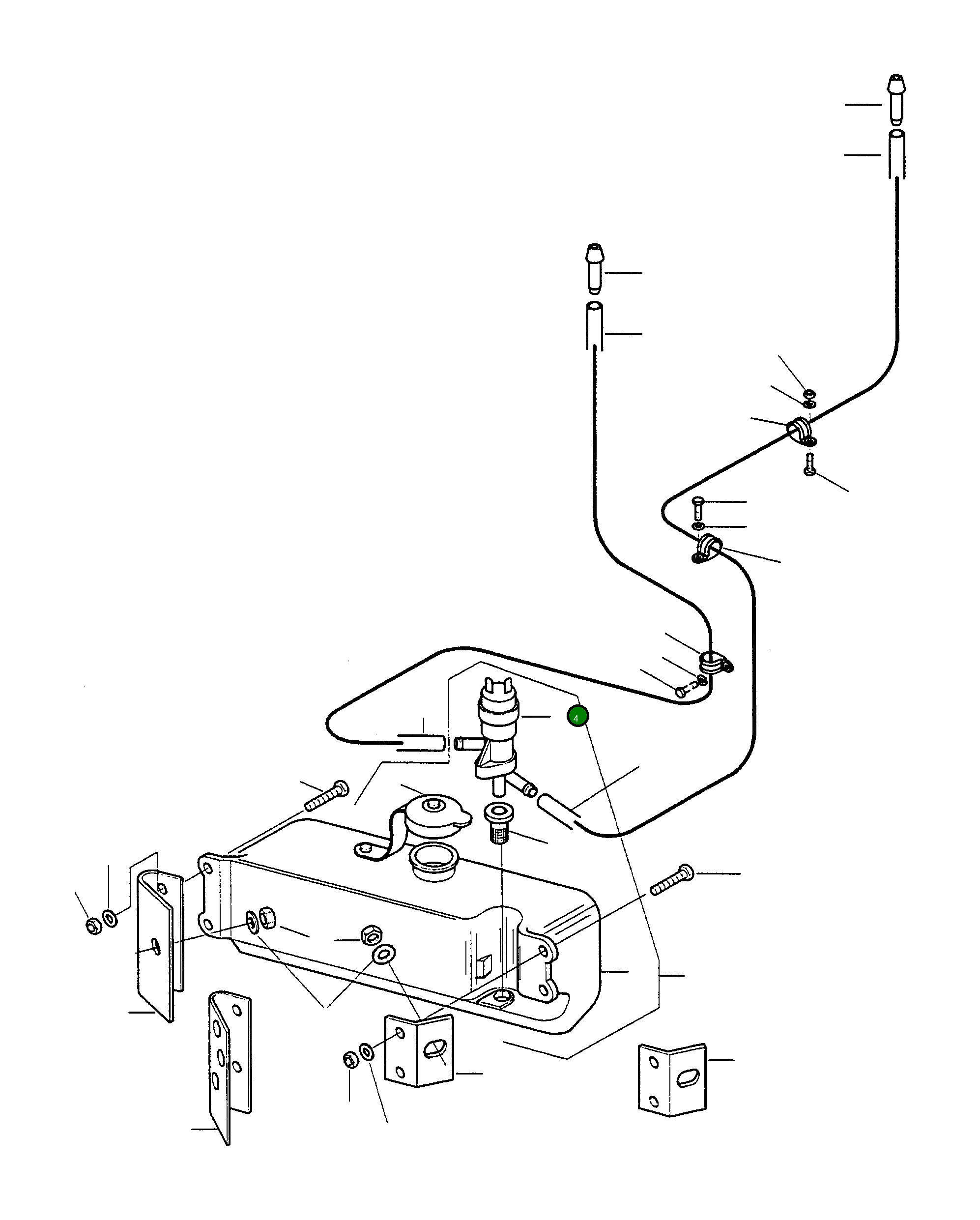 Насос 4241679M91 Komatsu