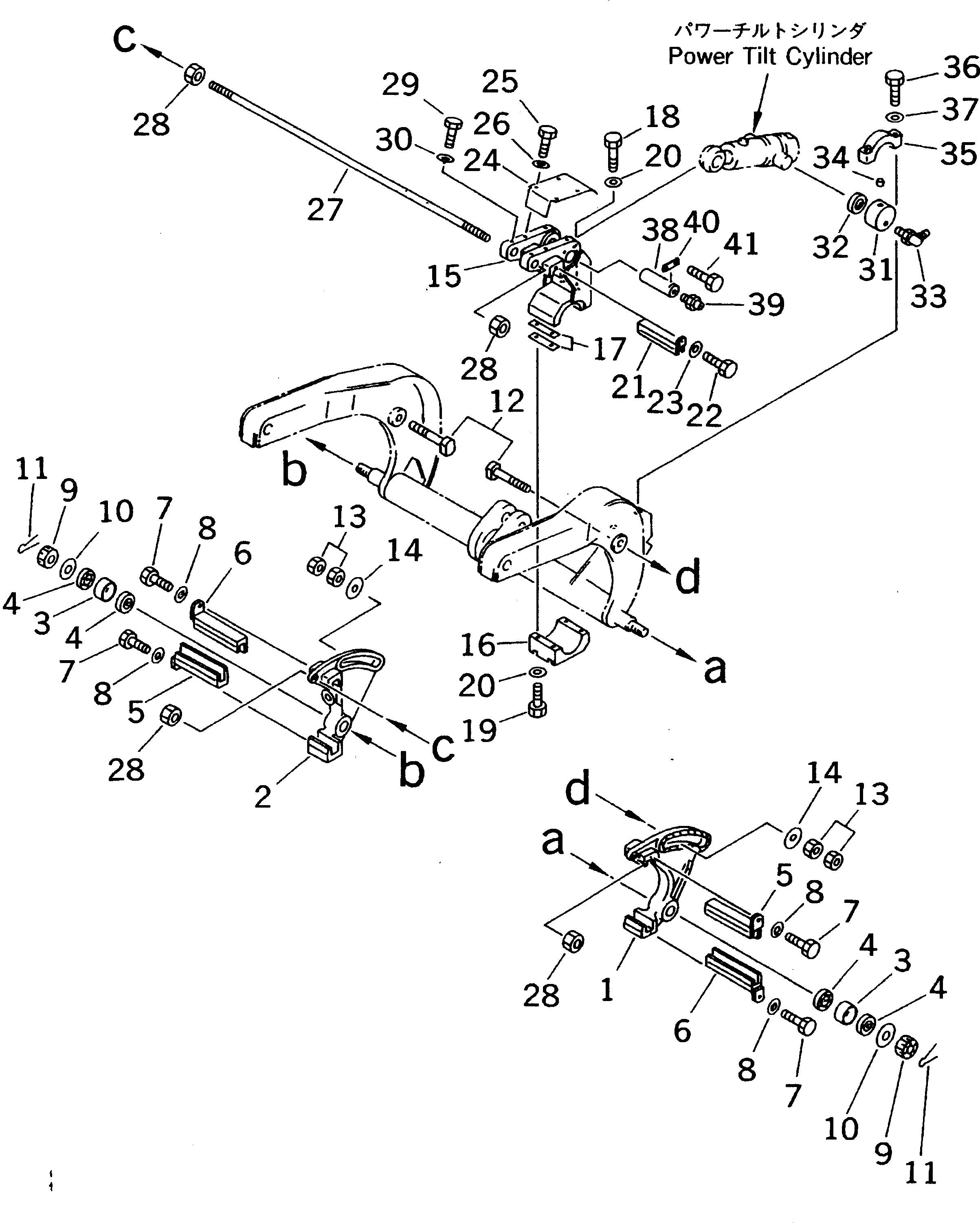 Кронштейн 23D-735-3140 Komatsu