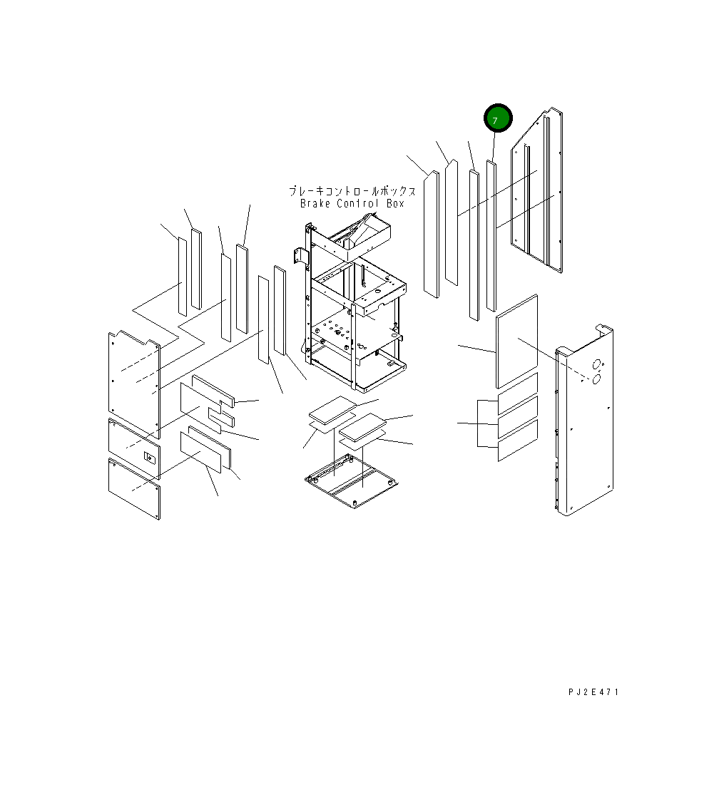 Лист 428-Z90-3471 Komatsu