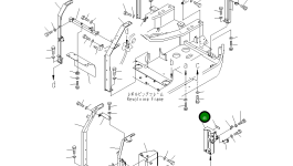 Кронштейн 22U-54-85830 Komatsu