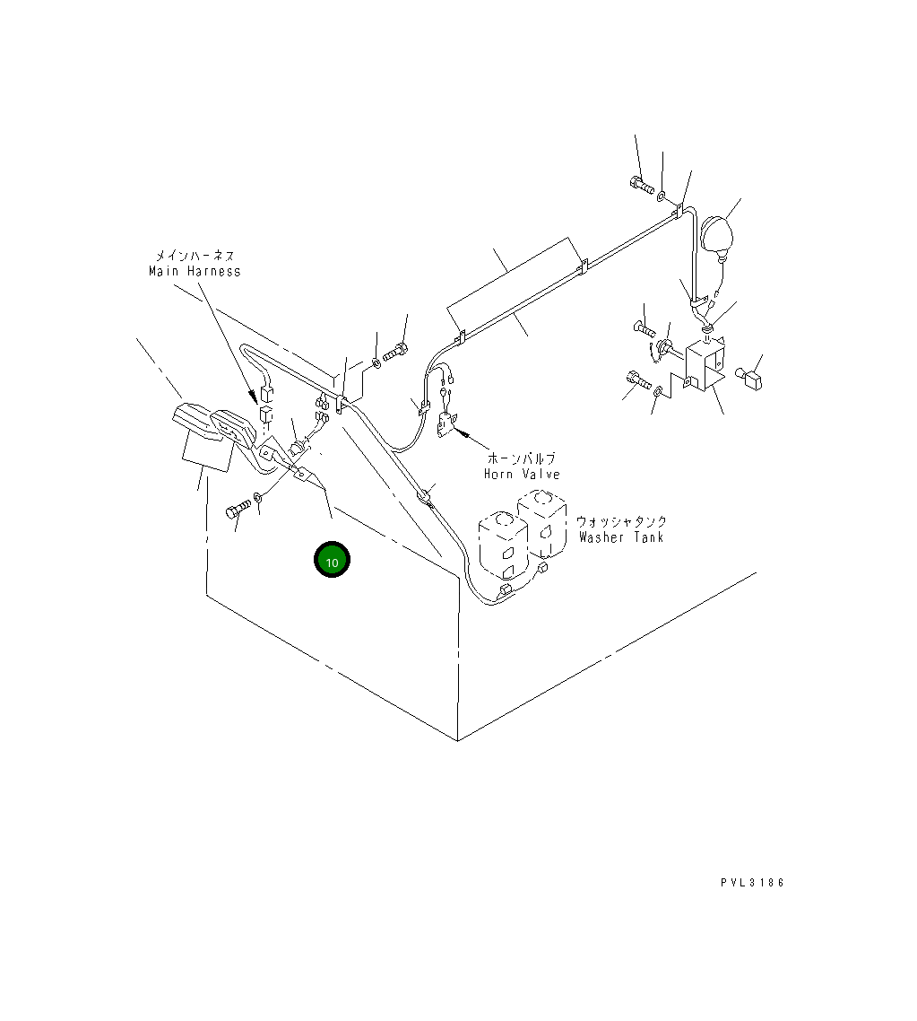 Кронштейн 21T-06-67390 Komatsu
