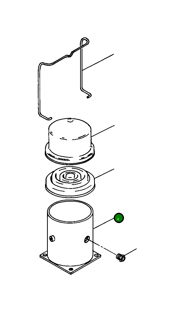 Корпус 1111 947 C1 Komatsu