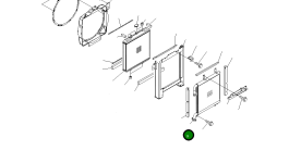 Масляный радиатор 21W-03-41120 Komatsu