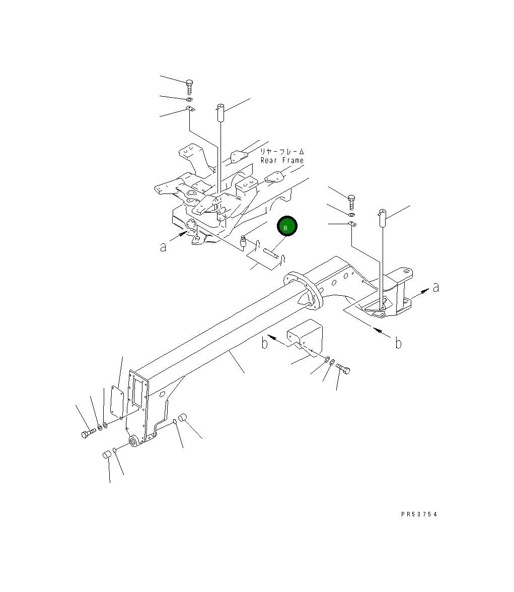 Палец 232-45-13130 Komatsu