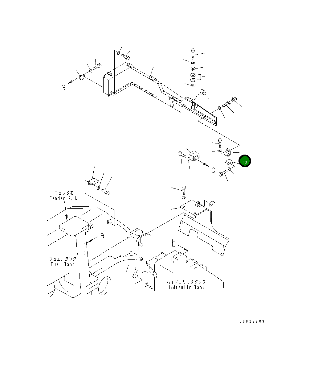 Кронштейн 19M-54-15760 Komatsu
