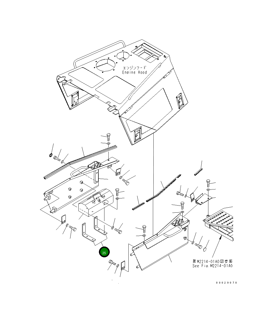 Кронштейн 154-54-72780 Komatsu