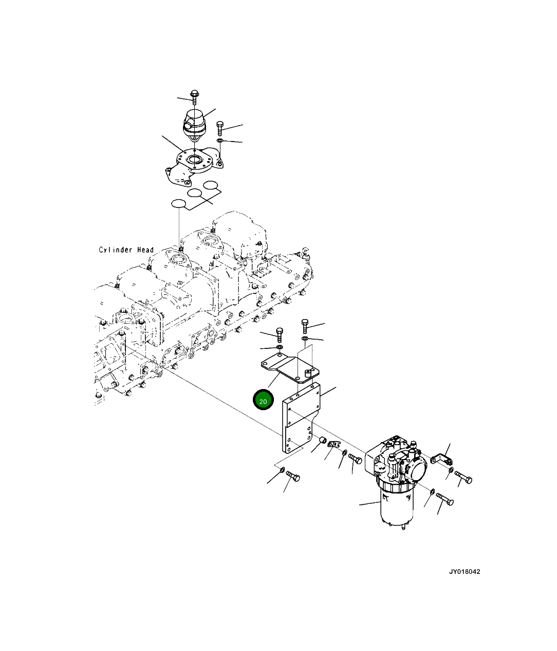 Кронштейн 6262-11-2340 Komatsu