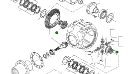 Коническая шестерня 4919005M1 Komatsu