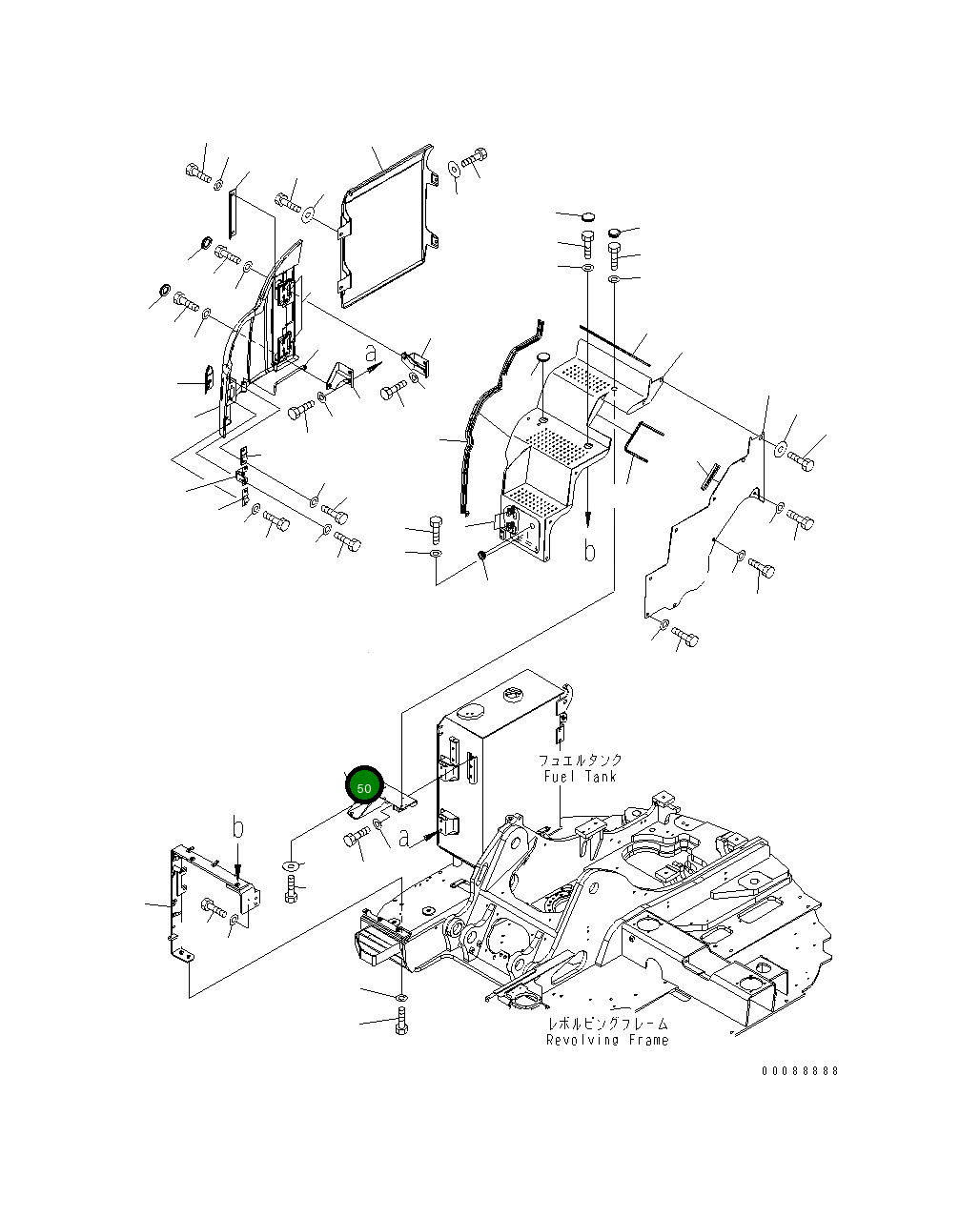Кронштейн 22B-54-24720 Komatsu