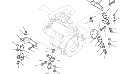 Опора 3F0505622 Komatsu