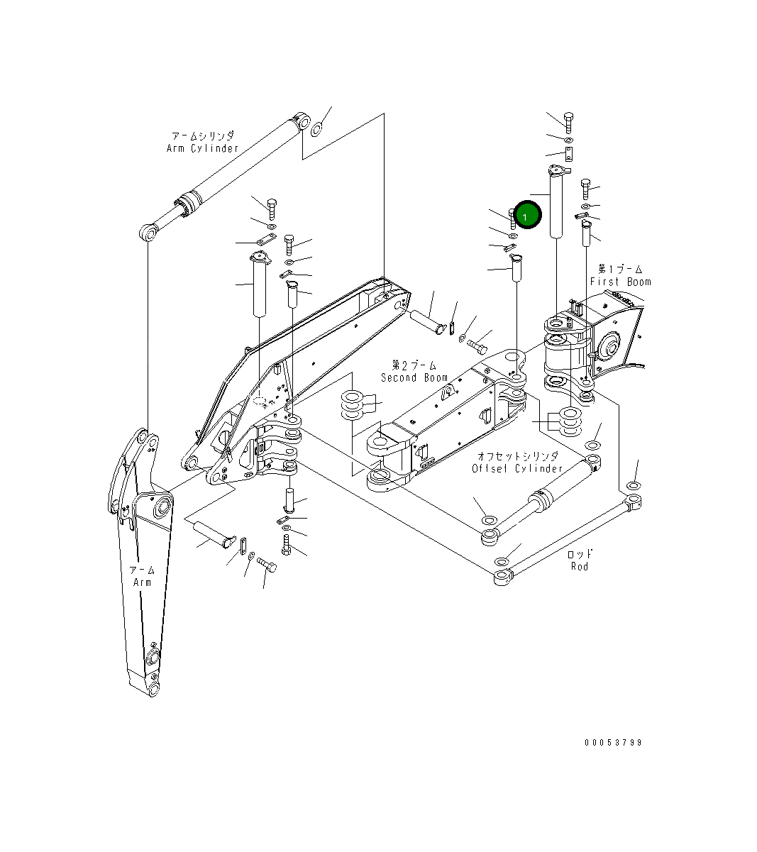 Палец 208-70-64511 Komatsu