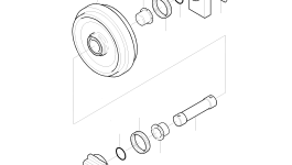 Опора DS70-20002 Komatsu
