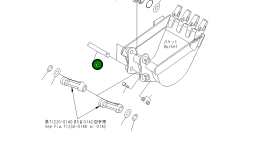 Палец 21U-70-34810 Komatsu