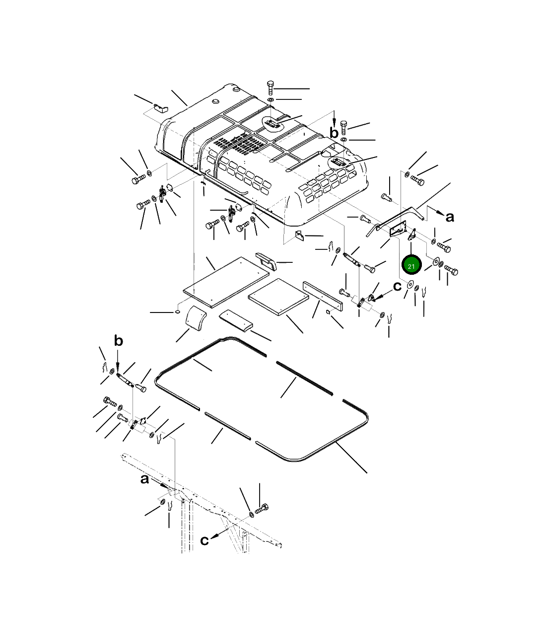 Кронштейн 207-54-43661 Komatsu