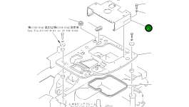 Кронштейн 20U-54-23123 Komatsu