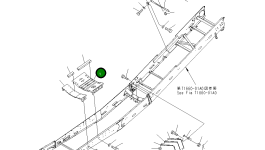 Кронштейн 8295-75-2710 Komatsu