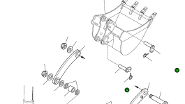 Палец 21D-09-43350 Komatsu