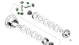 Коническая шестерня дифференциала 4461 391 018 Komatsu