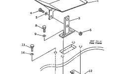 Кронштейн 203-43-56870 Komatsu