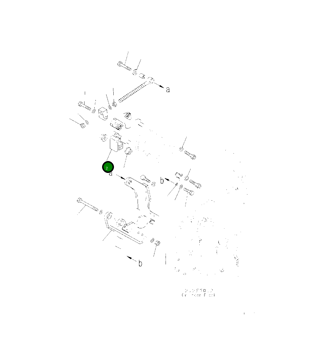 Кронштейн 208-979-4281 Komatsu