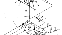 Стрела 207-70-31312 Komatsu