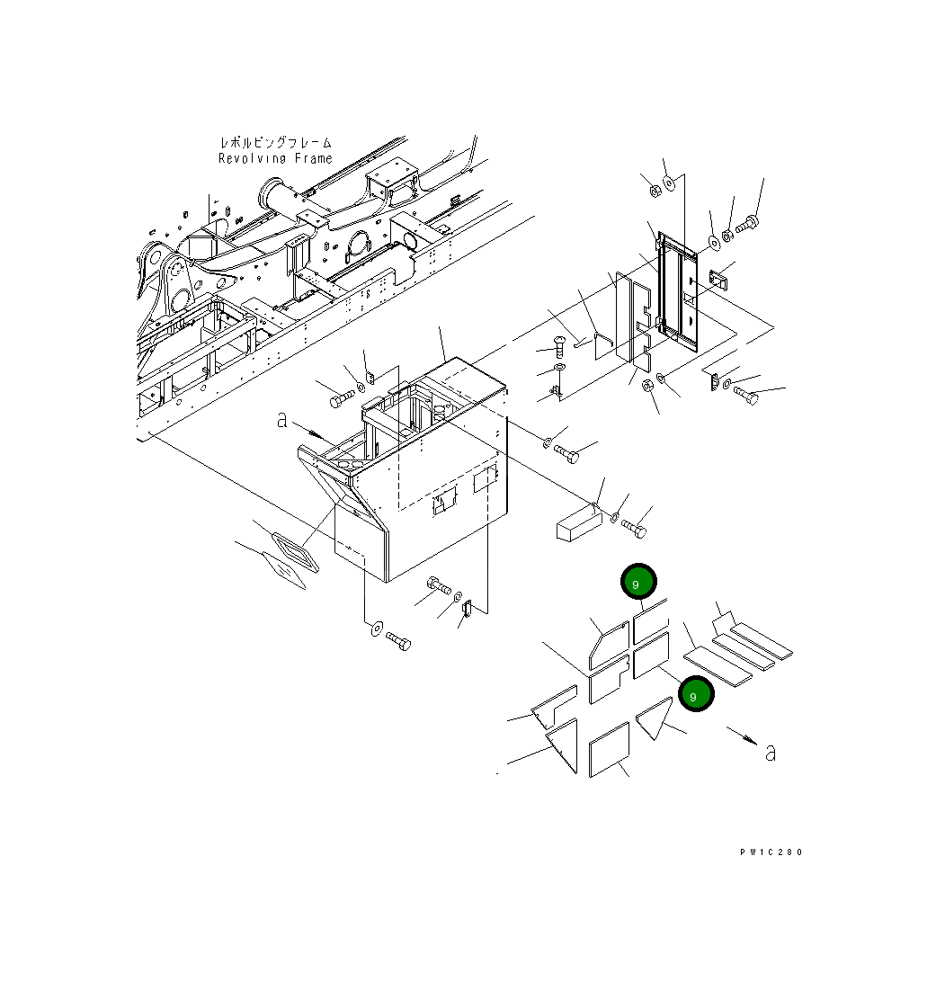 Лист 21T-54-68920 Komatsu