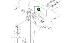 Палец 21W-70-44320 Komatsu