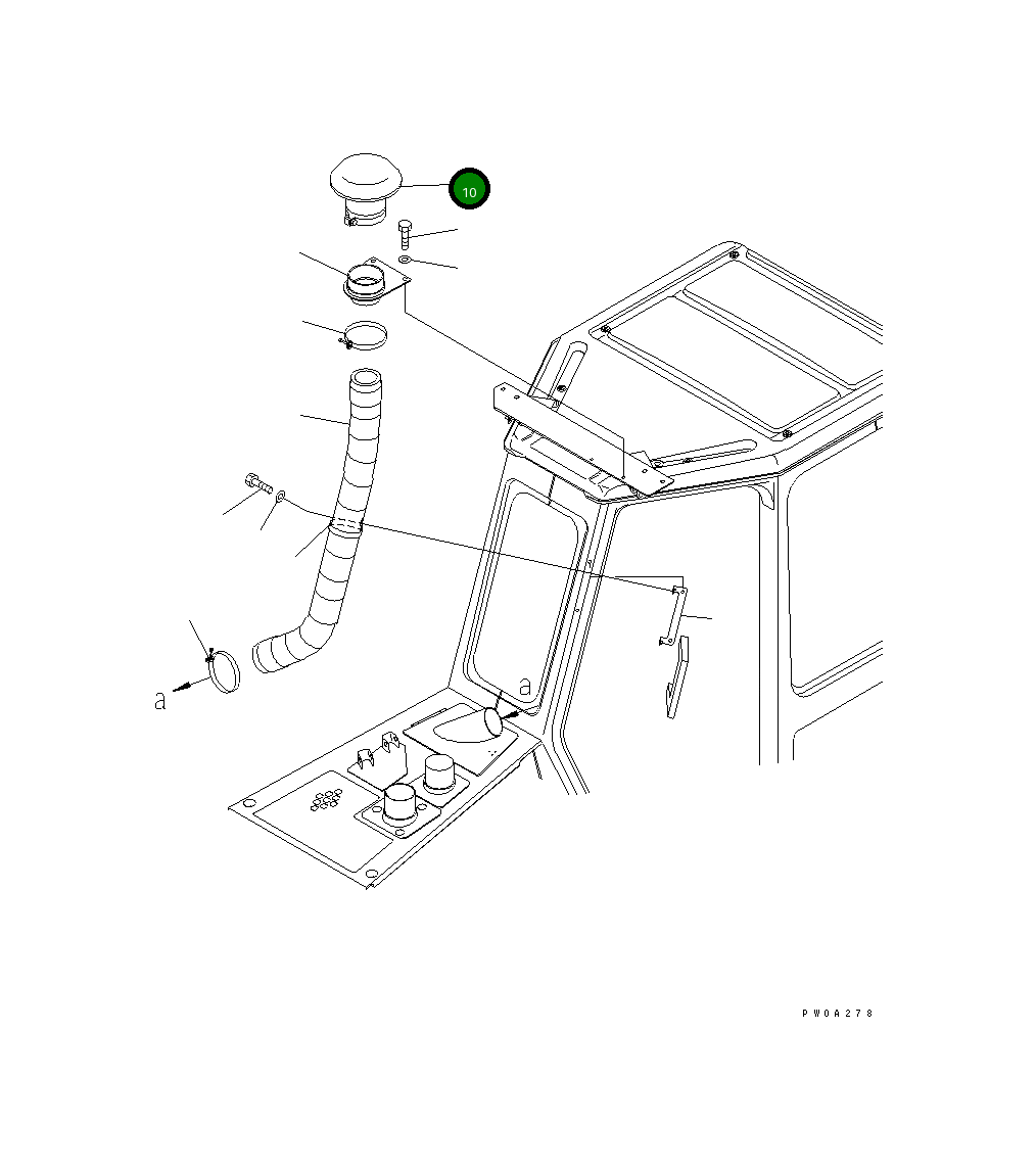 Колпак 124-911-1430 Komatsu