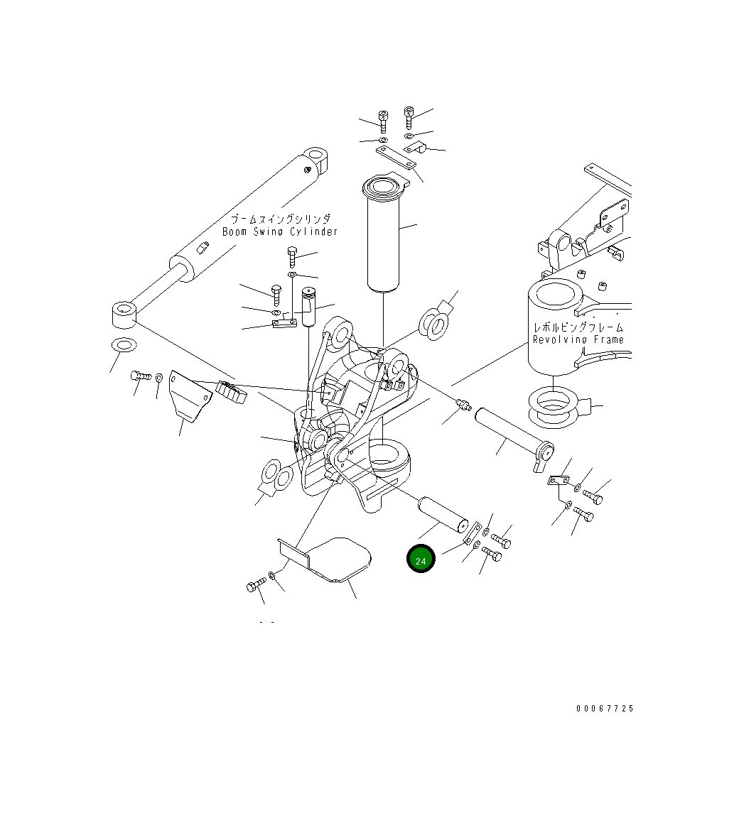 Палец 22L-70-21162 Komatsu