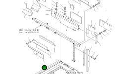 Лист 208-54-62461 Komatsu