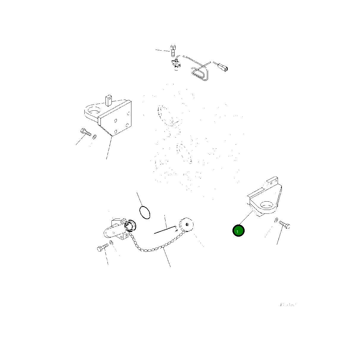Кронштейн 419-14-51110 Komatsu
