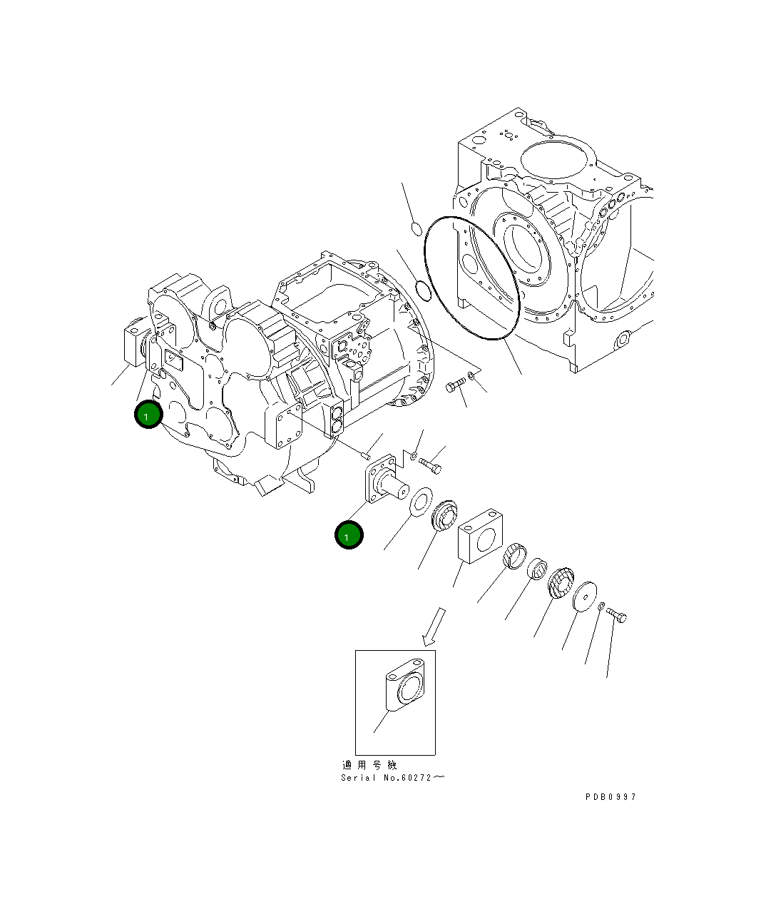 Палец 17A-21-12110 Komatsu