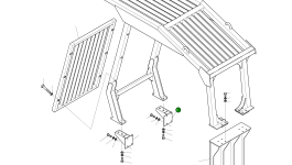 Кронштейн 2197-1617 Komatsu