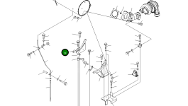 Кронштейн 6261-11-6970 Komatsu