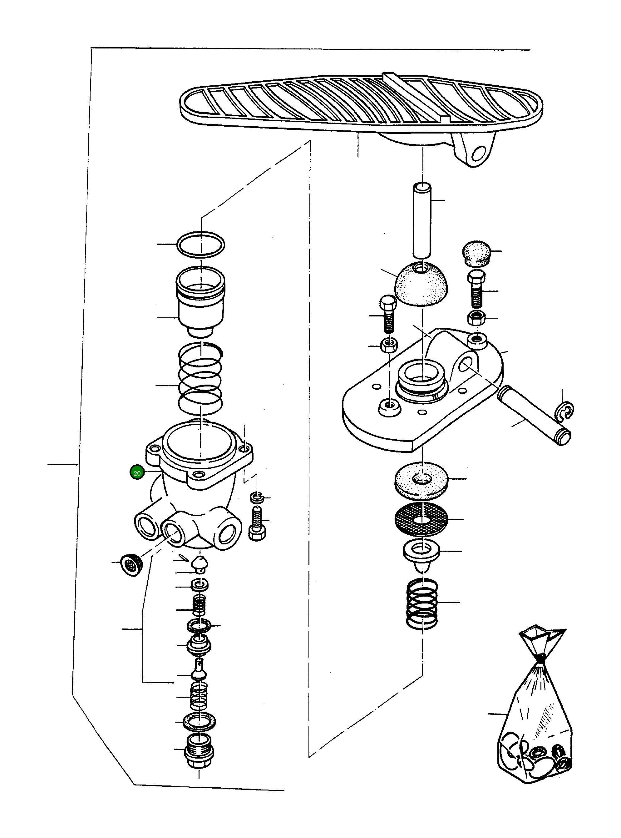 Корпус 2970871M1 Komatsu
