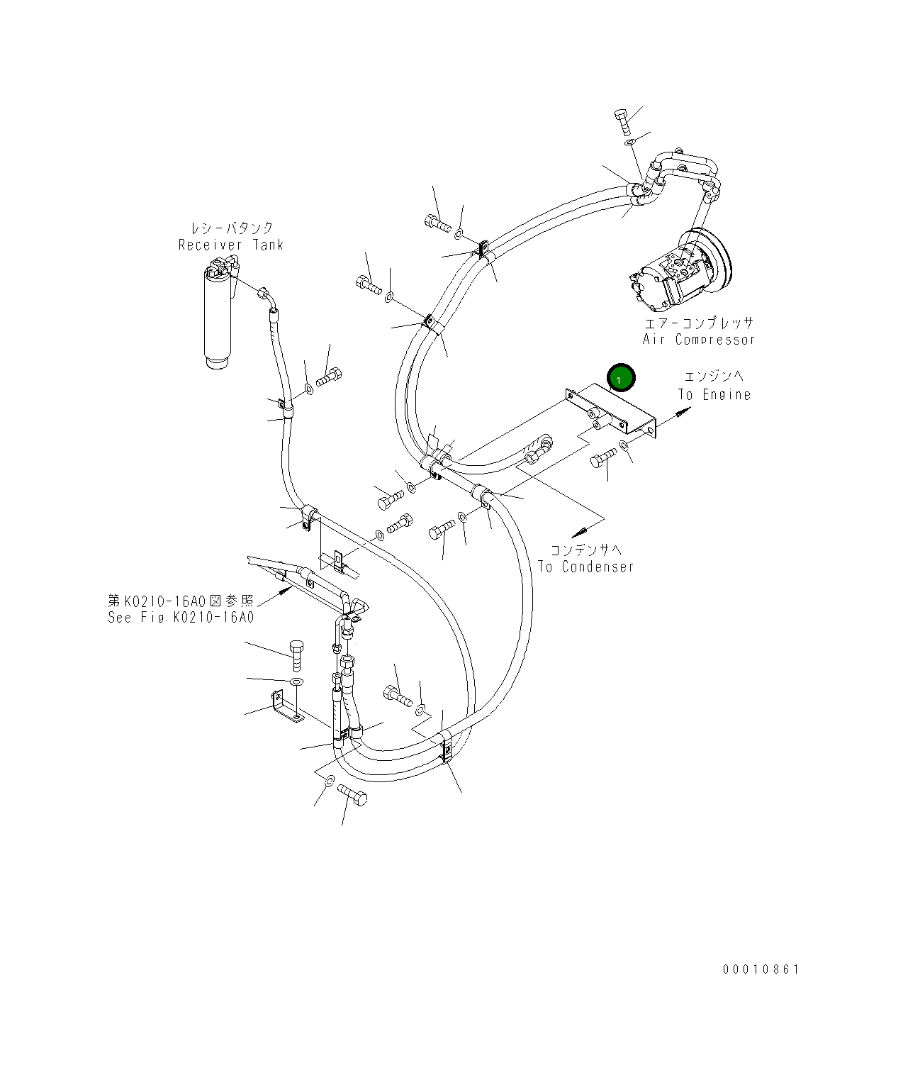 Кронштейн 418-07-32113 Komatsu