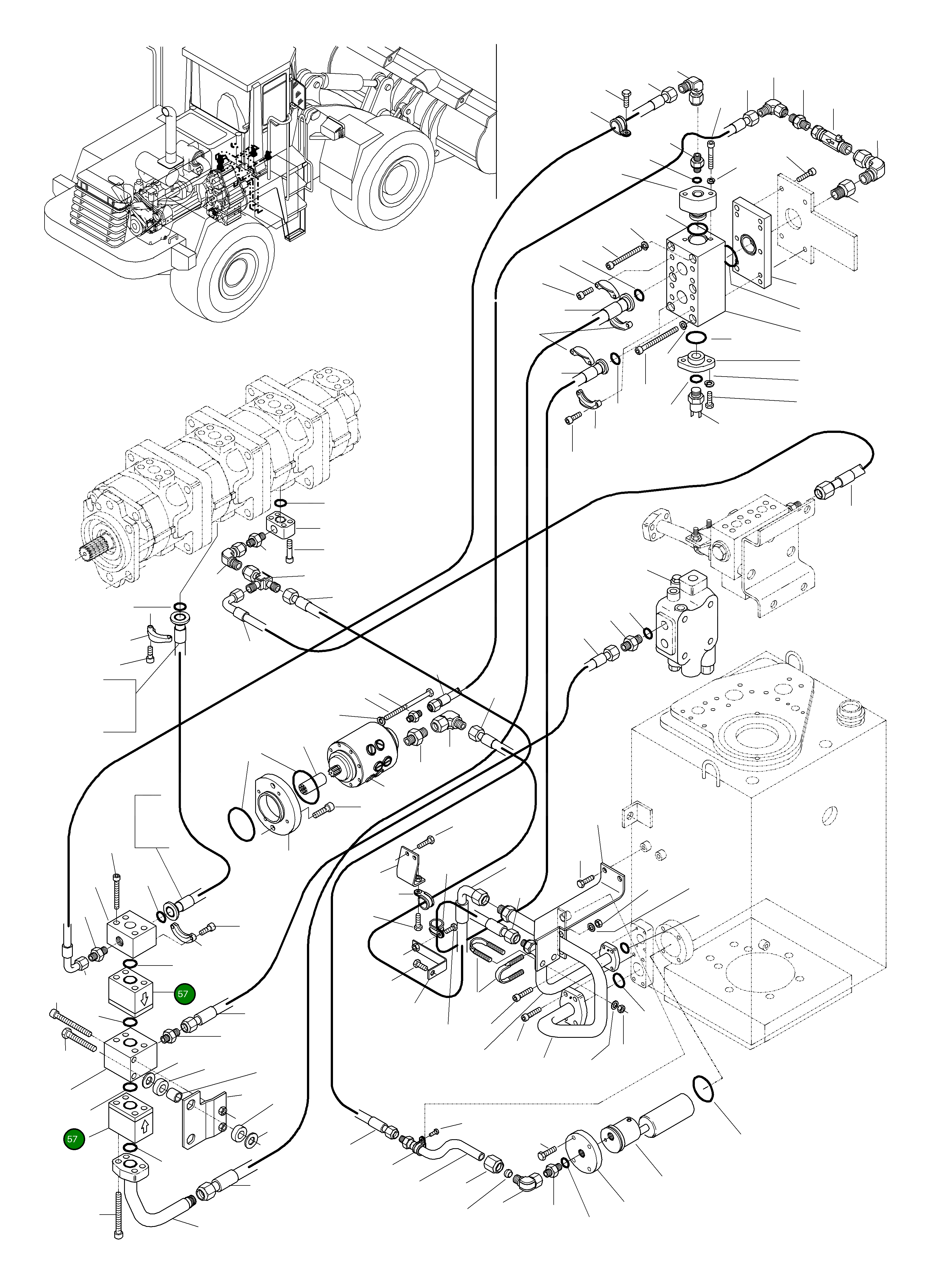 Обратный клапан 419-N24-H590 Komatsu