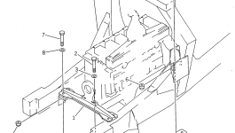 Кронштейн 569-01-31110 Komatsu