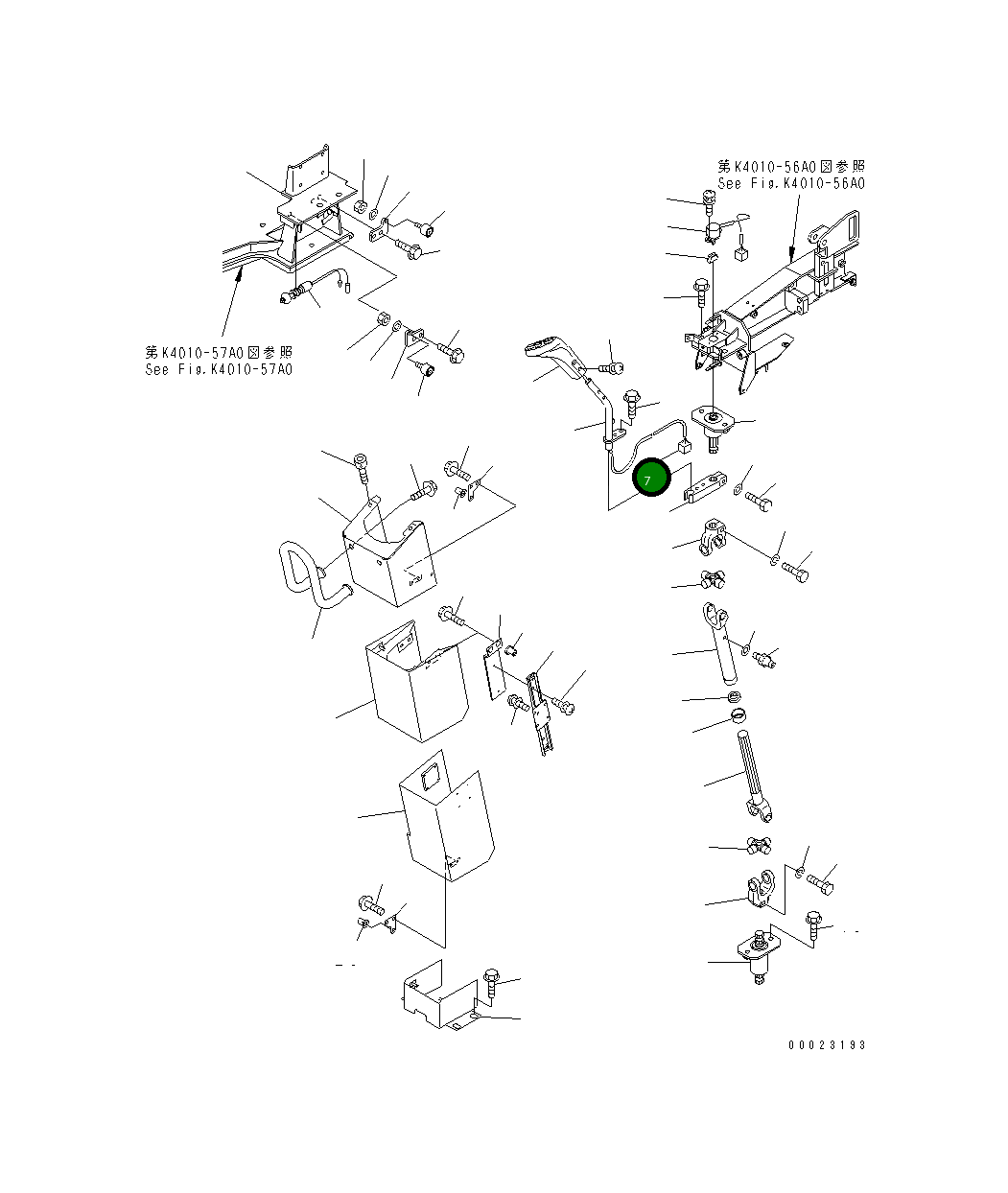 Корпус 08055-11211 Komatsu