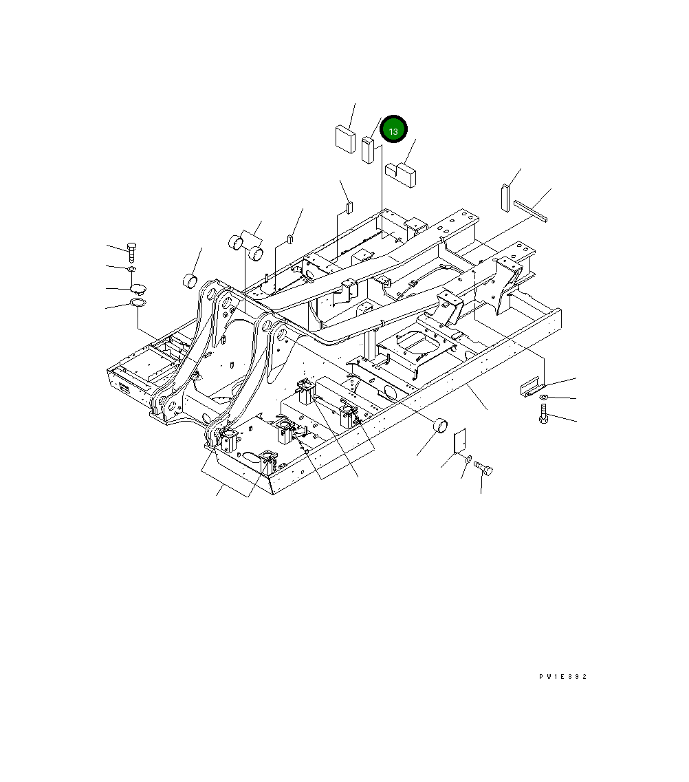 Лист 21N-03-32171 Komatsu