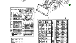 Наклейка 42Y-93-H1300 Komatsu
