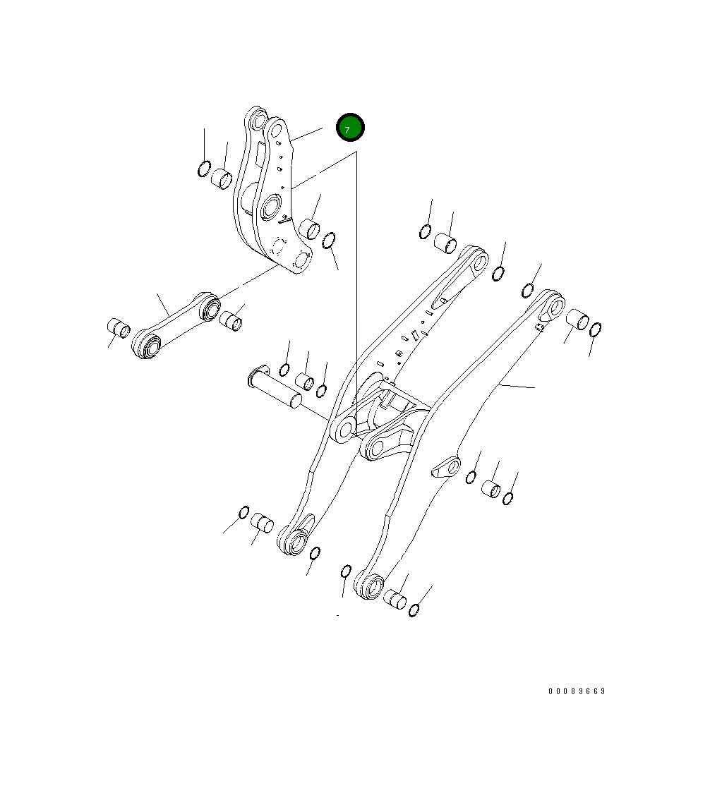 Коромысло 426-S95-4940 Komatsu
