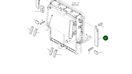 Лист 421-03-52430 Komatsu